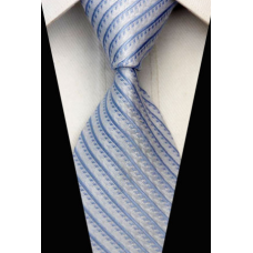 Stropdas tinten blauw Streep